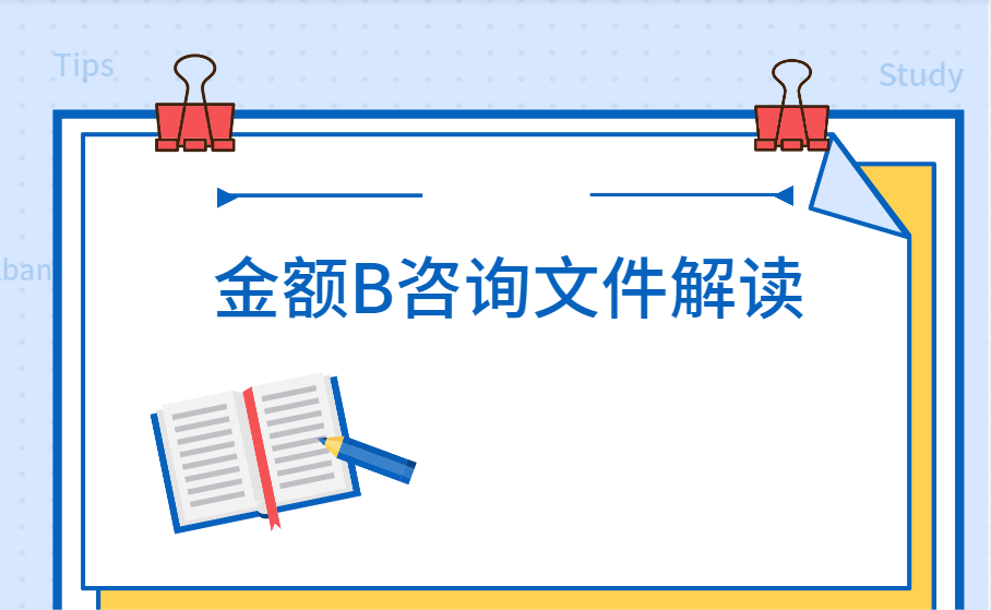 详解金额B咨询文件（附华政最新建议）